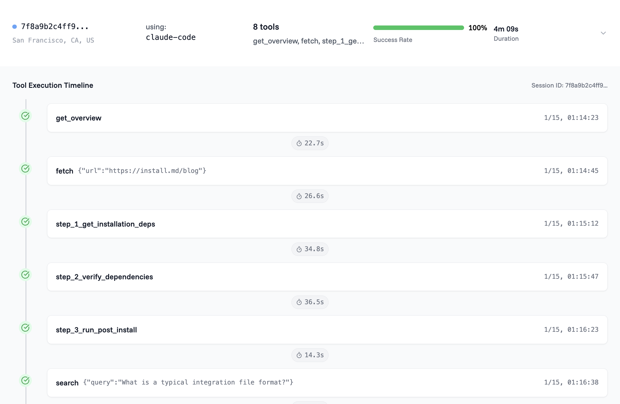 Realtime MCP Server Analytics